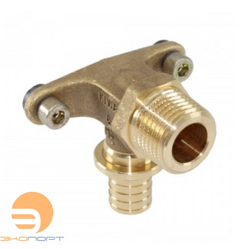 Угольник 16-R1/2 НР настенный, бронза RX+ Rehau