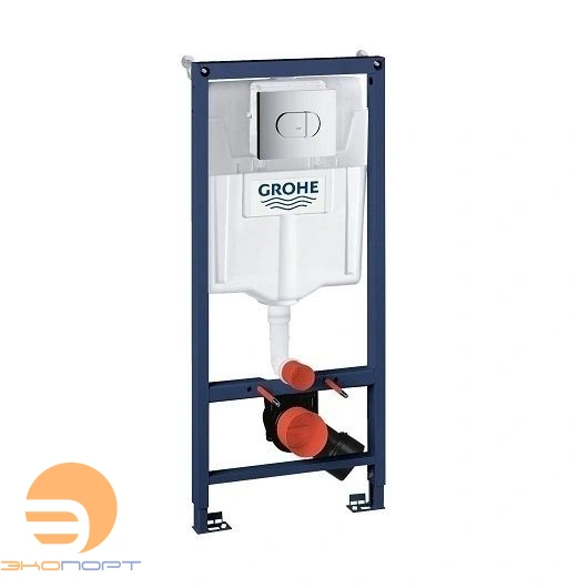 Модуль для подвесного унитаза  Rapid SL с ОВАЛЬНОЙ клавишей ArenaCosmopolitan (хром глянец) GROHE