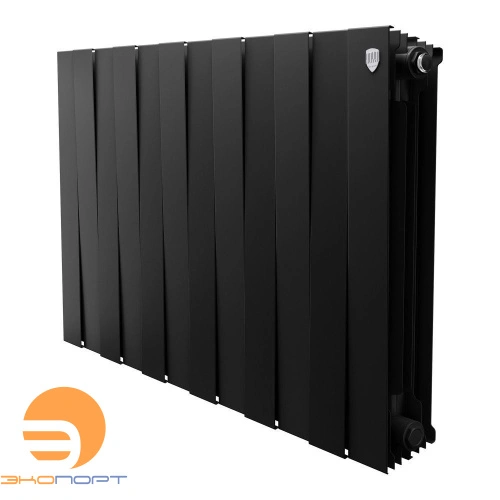 Радиатор биметаллический PianoForte Noir Sable 500/100 12 секций Royal Thermo