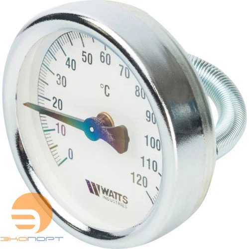 Термометр биметаллический накладной F+R810 (Ду63, 120С), Watts