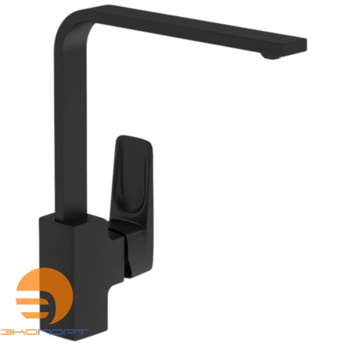 Смеситель для кухни Root Square (без подкл. фильтра) , матовый черный, VitrA