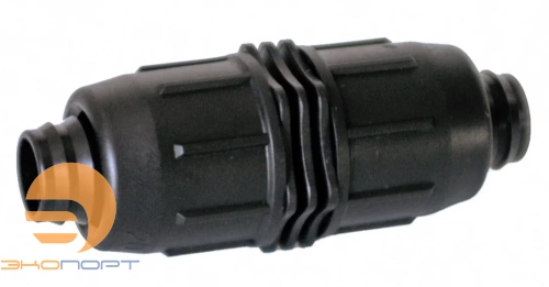 Соединитель капельной линии компрессионный Irritec 16*16 (компрес.)