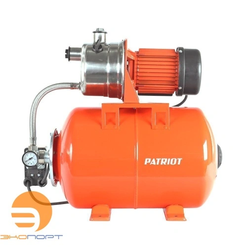 Станция насосная PW 1200-24 INOX, насосная часть - нерж.сталь, бак 24 л, 1200 Вт, 3800 л/час PATRIOT