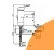 Смеситель д/рак. Slimline II Vessel IDEAL STANDARD