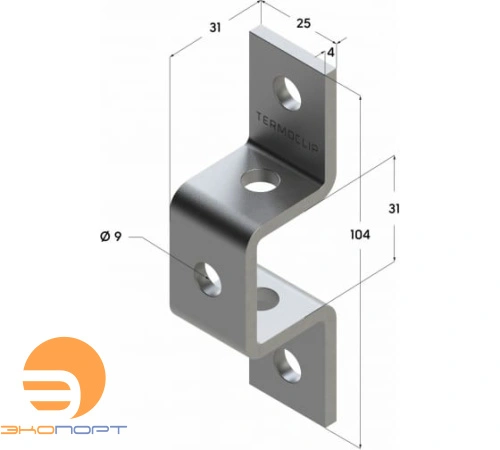 Скоба соединительная TCC SC 28х 30 4F5, Termoclip