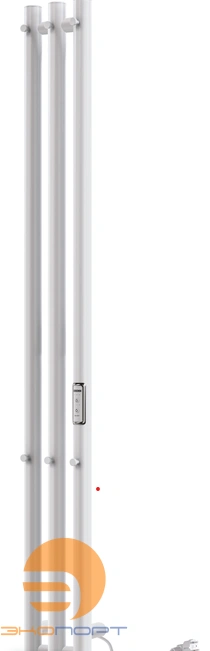 Полотенцесушитель Style 3 (electro) 120/13 (скр.монтаж, унив.подкл.R/L, Белый матовый) INDIGO