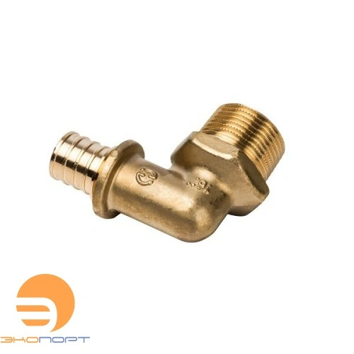 Угол переходной 25-3/4 НР латунь STOUT
