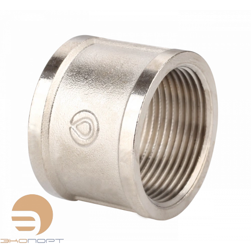 Муфта ВВ  3/4х3/4 (никель) Gappo