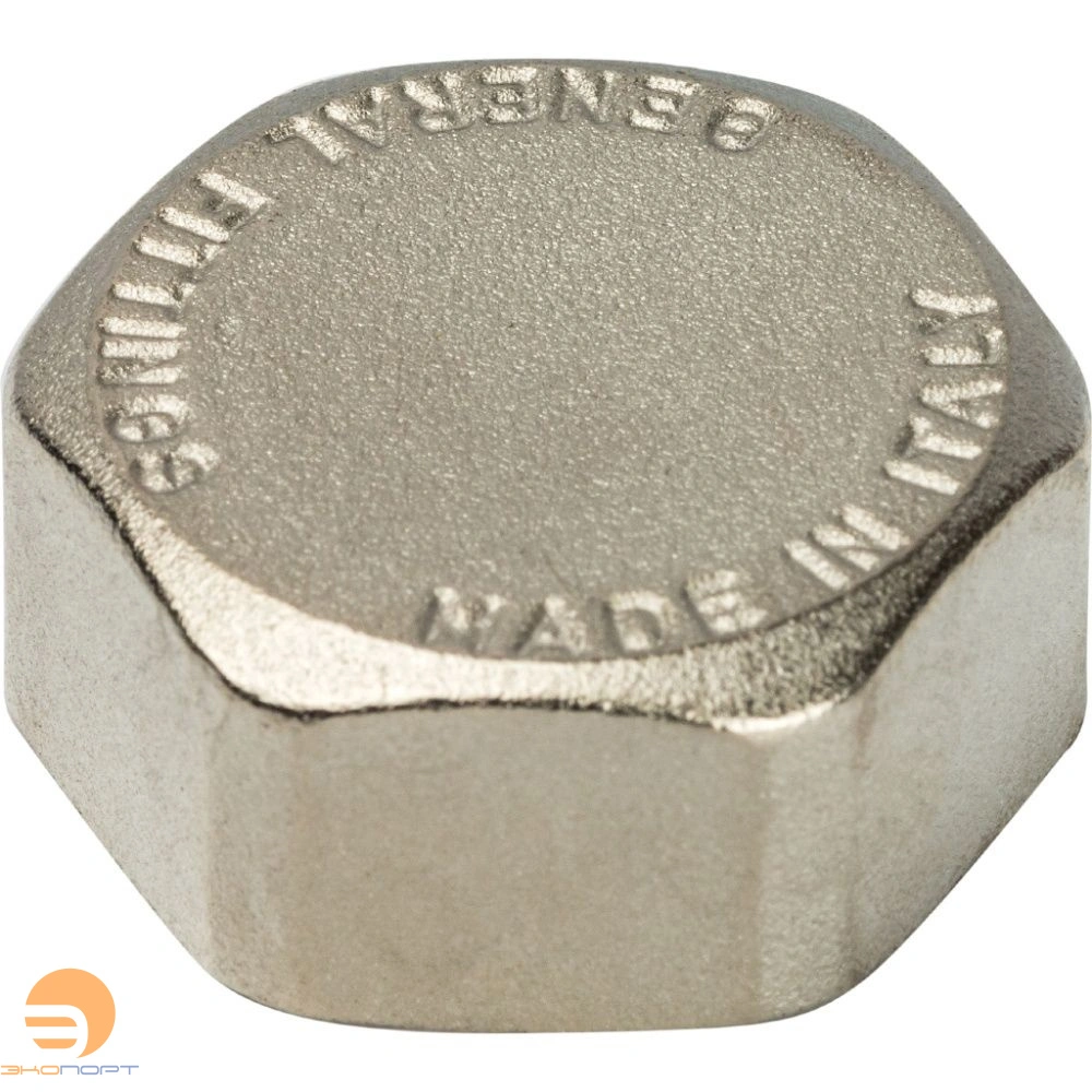 Заглушка ВР  3/4 (никель) Stout