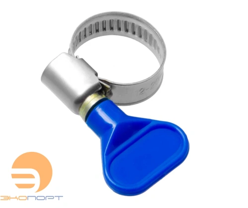 Хомут обжимной с бабочкой н/ж, 12-20 мм (2 шт) MasterProf
