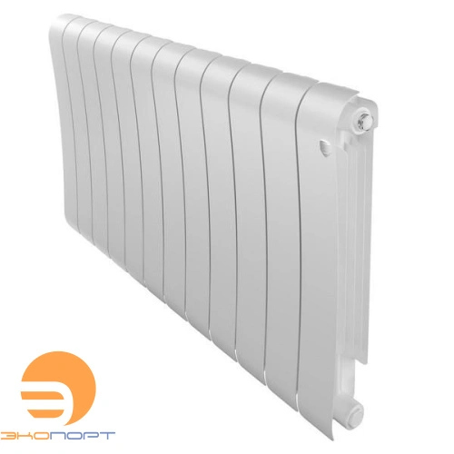 Радиатор биметаллический Infinity Bianco Traffico 500/87 12 секции (белый) Royal Thermo