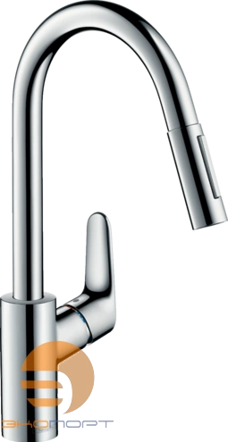 Смеситель для кухни Focus с вытяжным изливом, HANSGROHE