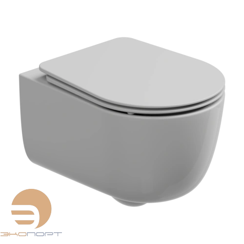 Чаша подвесного унитаза со смывом Smart Clean Ceramic Design Hit! белый глянцевый GSG 