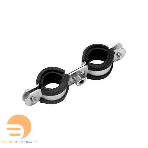 Хомут двойной с резиновым вкладышем 16 KAN-therm