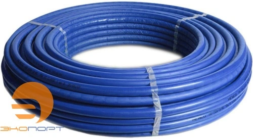 Труба HENCO RIXc в синей изоляции (6мм), PEXc-AL-PEXc, 16х2, бухта 100 метров (кратно бухте)