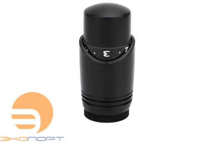 Головка термостатическая M30x1.5 черная мини Varmega