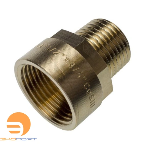 Переходник НР-ВР  1/2"x1" мод. 3242 (бронза) SANHA PURAFIT
