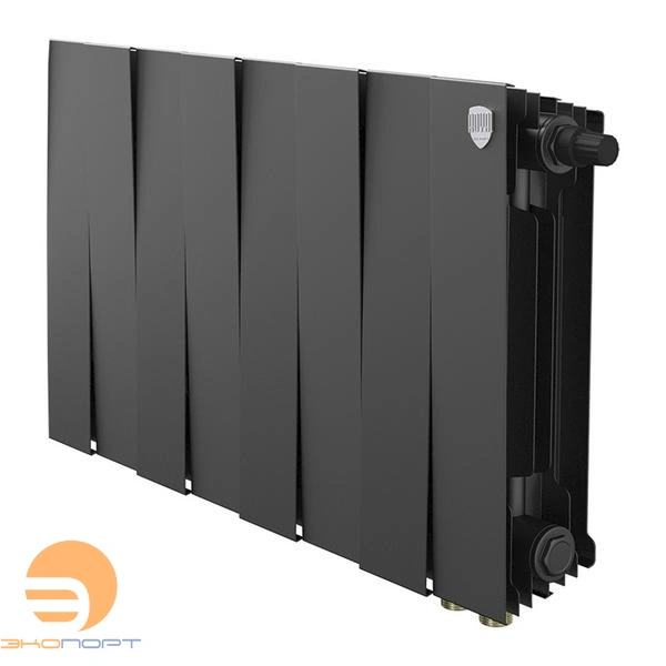Радиатор биметаллический PianoForte Noir Sable VDR80 300/100   8 секций Royal Thermo
