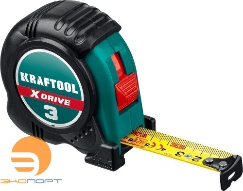 Рулетка 3 м х 19 мм X-Drive KRAFTOOL