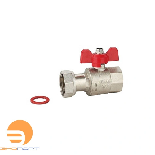 Кран прямой с накидной гайкой 3/4 бабочка Gappo