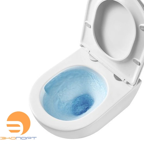 Унитаз подвесной безободковый GLAZER с крышкой (Торнадо 3.0) Lemark 