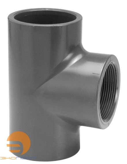 Тройник 90* переходной PN16 (63*2'') вн.р PVC-U