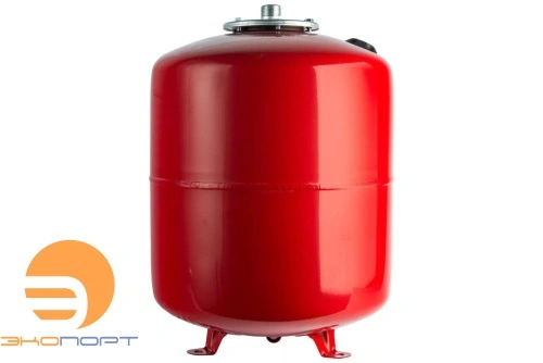 Бак расширительный на отопление 200 л, с опорными стойками и сменной мембраной, G1", красный, STOUT