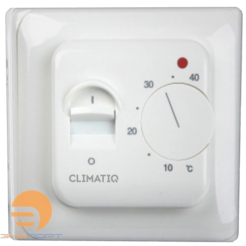 Терморегулятор CLIMATIQ BT механический, белый