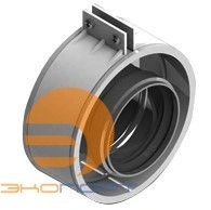 Элемент дымохода каоксиальный для соединения труб DN60/100 м/м хомут с муфтой STOUT