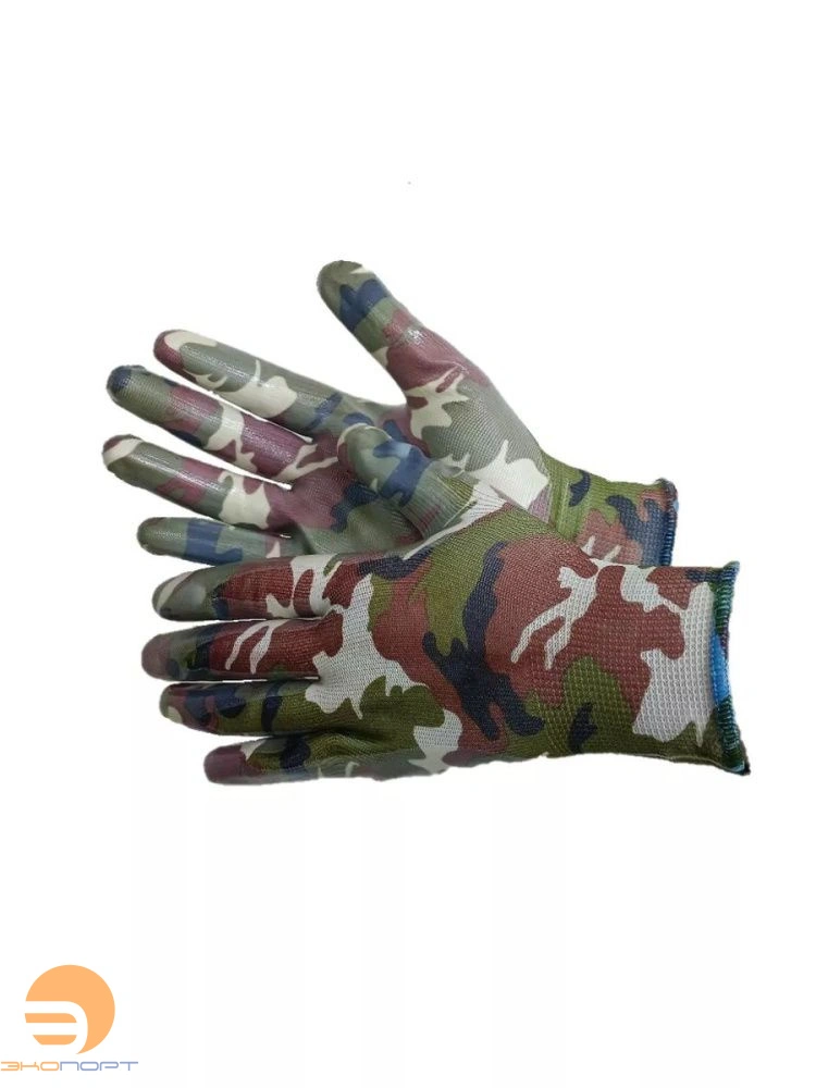 Перчатки нейлон 13 класс с нитриловым покрытием р.9 (L) GM1014-Military-9 Hortus Military