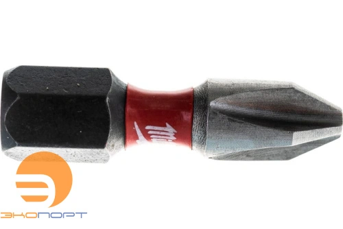 Бита для шуруповерта  Shockwave PH2 25мм, Milwaukee (25шт)