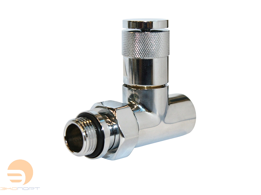Вентиль ручной регулировки прямой 1/2" PIANO ХРОМ Royal Thermo (уп. блистер=2шт)