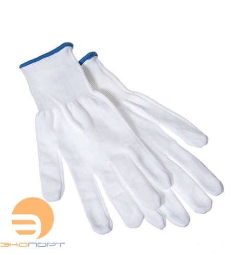 Перчатки нейлоновые белые