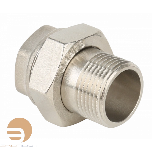 Сгон прямой (американка)  1/2" НВ латунь Gappo