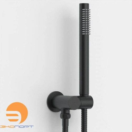 Душевой комплект NARDIS 2R BLACK, черный матовый, BERGES
