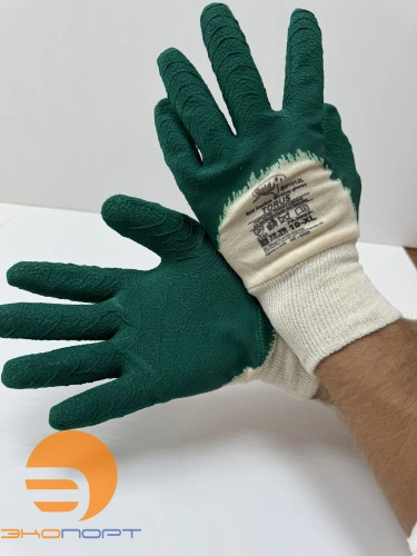Перчатки трикотажные со вспененным латексом р.10 (XL) GM1012L-10 Torus