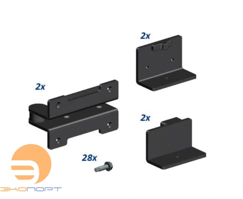 Комплект петель для алюминиевого профиля Wallbox