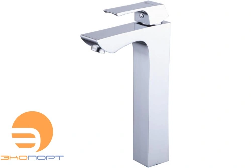 Смеситель для умывальника UNIT, монолитный, высокий, хром, LEMARK