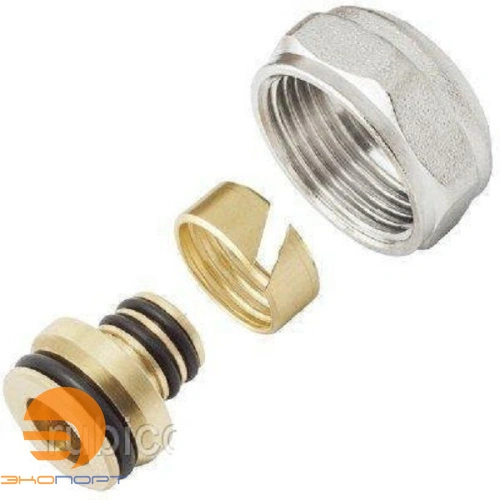 Соединитель конусный 14*2 G3/4" с никел. гайкой KAN-therm