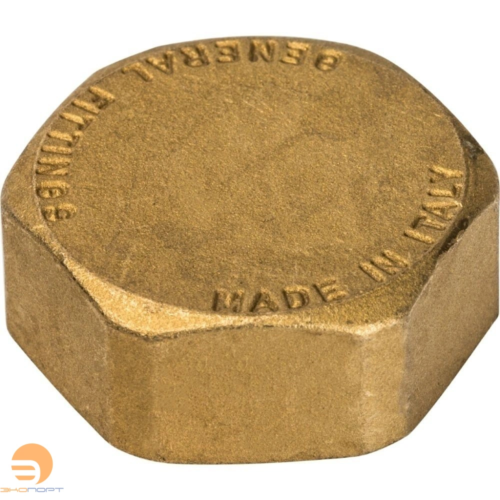 Заглушка ВР 1 (латунь) STOUT