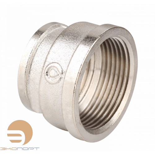 Муфта переходная ВВ 3/4х1/2 (никель) Gappo