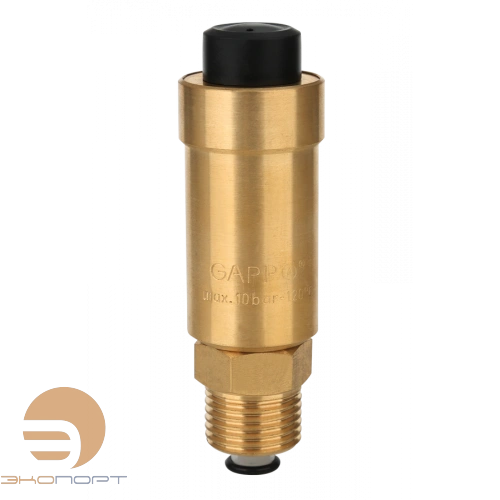 Воздухоотводчик автоматический с отсекающим клапаном 1/2" Gappo