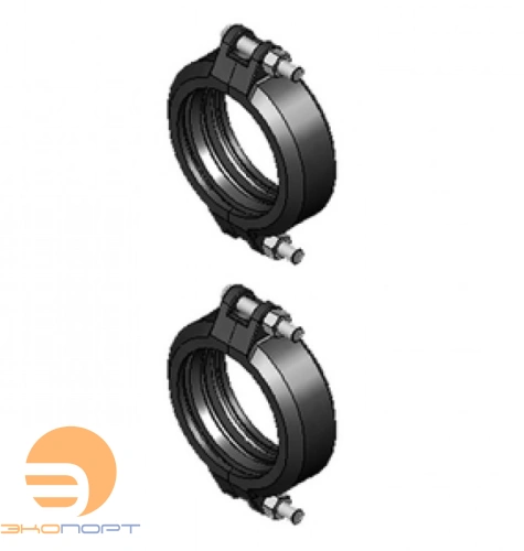 Комплект 2 муфты Victaulic-НР Ду65-2 1/2"НР , для подкл. нас. групп к отопит. конт.