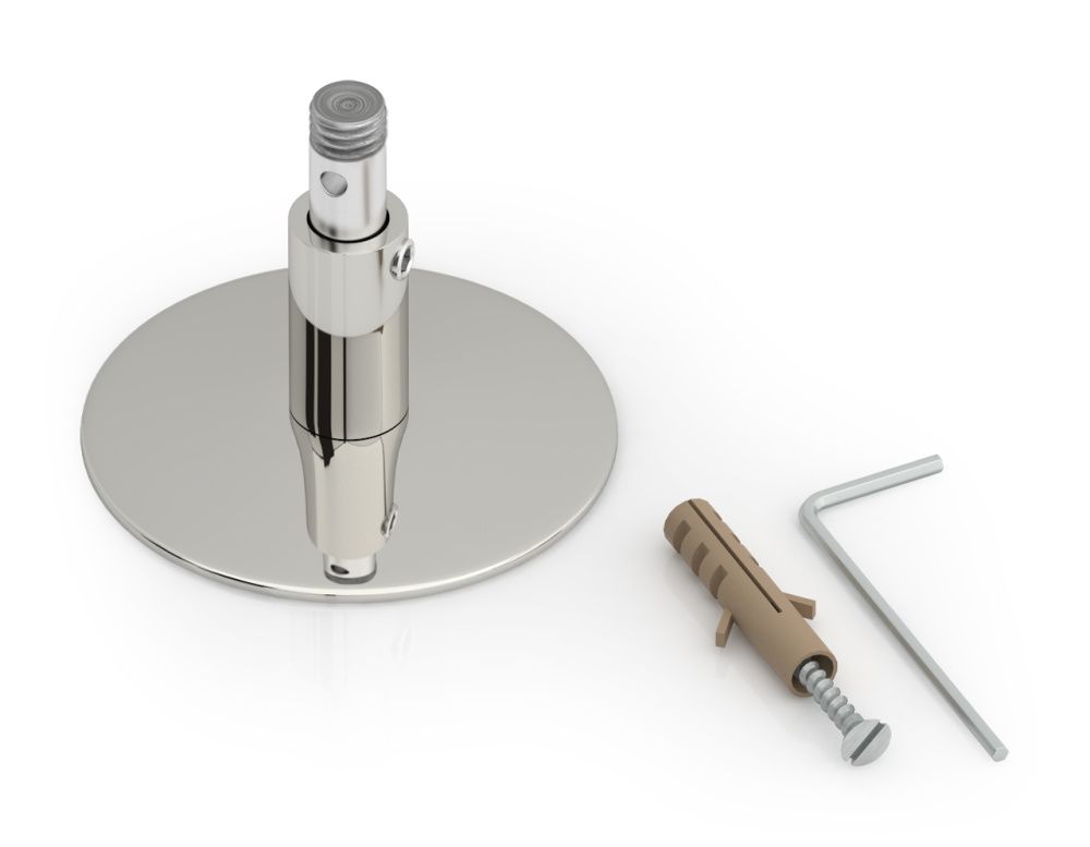 Полотенцесушитель Тандем 600х600, G 1" нерж. ст., полировка Стилье