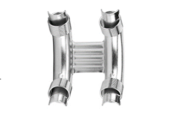 Фиксатор поворота сдвоенный с кольцами оцинк. сталь 16 мм Varmega