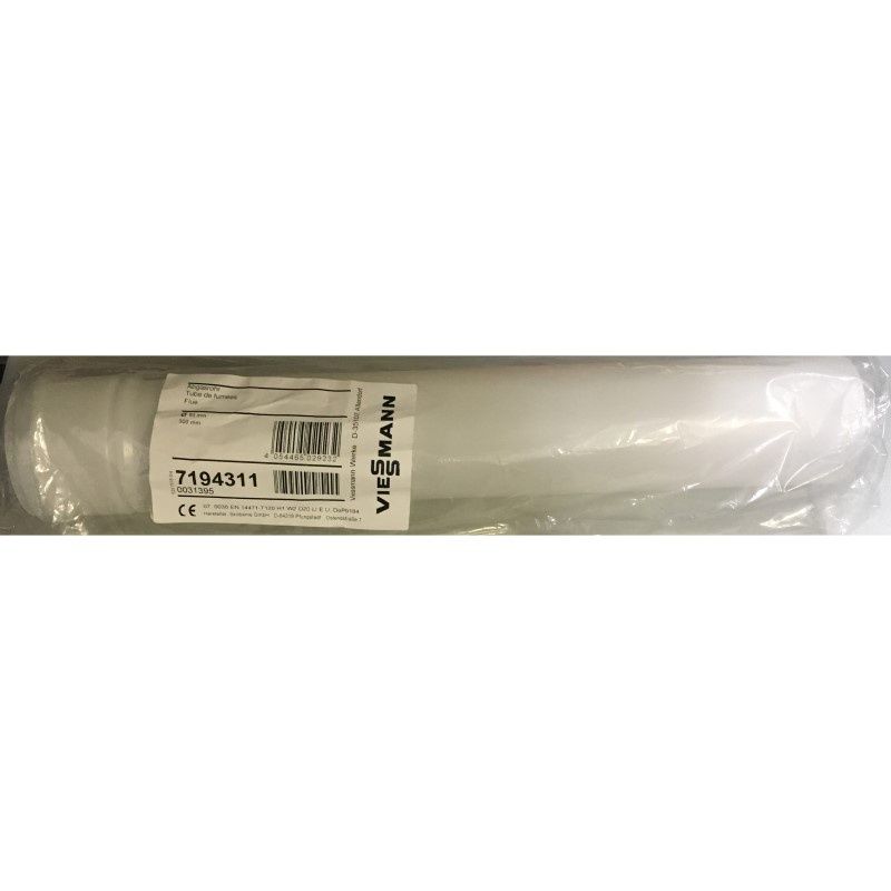 Труба дымохода конденсац. D=80 L=0,5м VIESSMANN