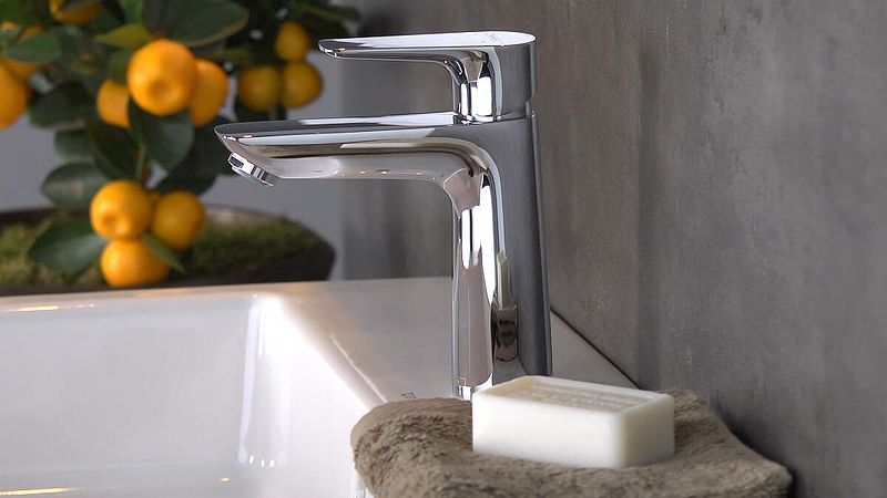 Смеситель для раковины Talis E, с донным клапаном, HANSGROHE