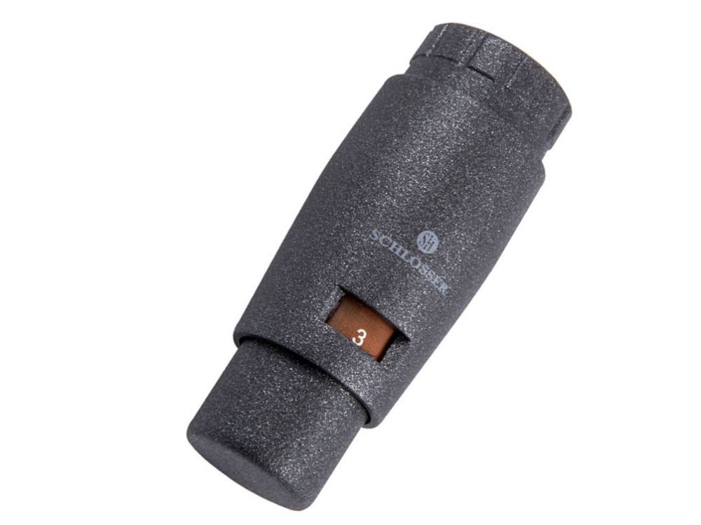 Головка термостатическая MINI 6011 DZ клемма RAL 9005 Schlosser