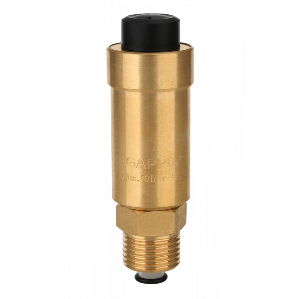 Воздухоотводчик автоматический с отсекающим клапаном 1/2" Gappo