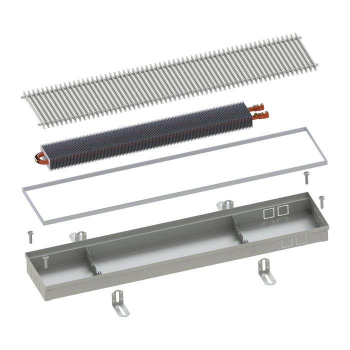 Конвектор Itermic ITTZ  75.200.1200 решетка "серебро"